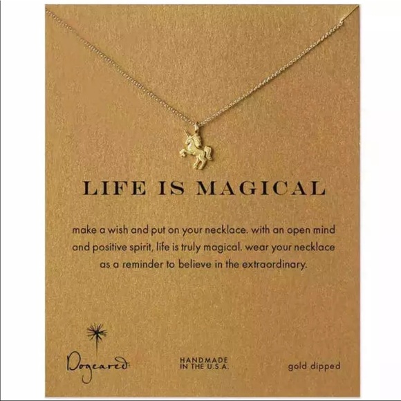 Jewelry - New Life is Magical Unicorn Pendant Necklace